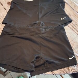 Nike Dri-FIT Black Athletic Shorts Lot Of 2 Size Medium